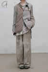 ARCHIVIO J.M.Ribot color block stripe suit G01/FD